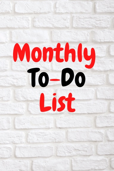 Monthly To-Do List