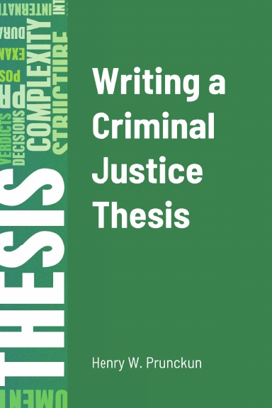 Writing a Criminal Justice Thesis