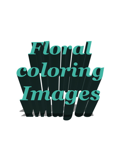 Floral coloring Images