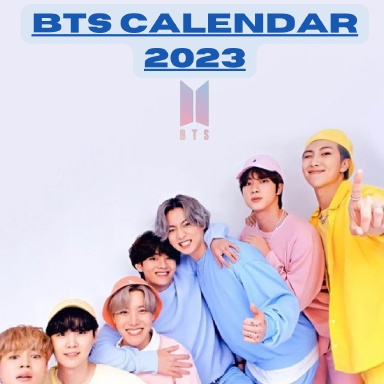 BTS Mini wall Calendar 2023