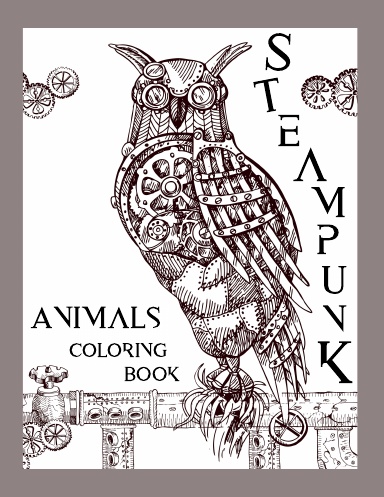 Download Steampunk Animals Coloring Book