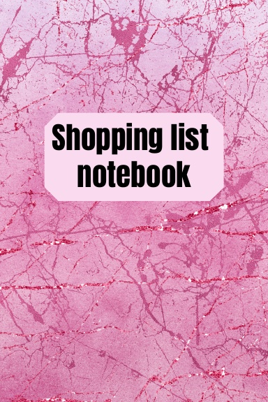 Shopping List Notebook
