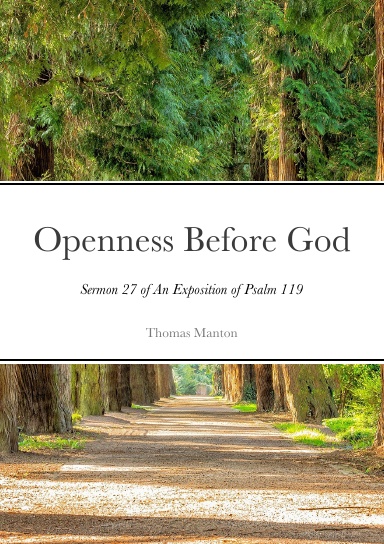 Openness Before God - Paperback
