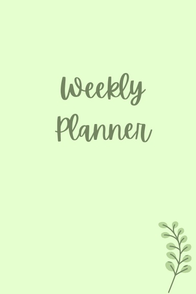Weekly Planner