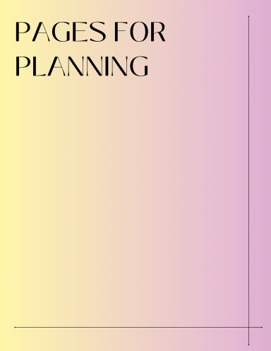 "Pages For Planning" Notepad-Purple