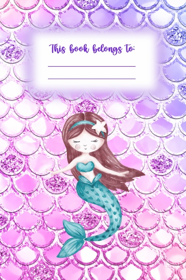 Lined Mermaid Journal