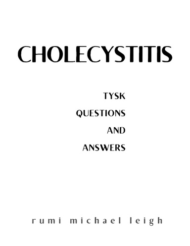 Cholecystitis