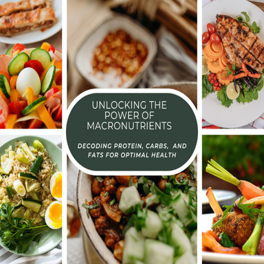 Unlocking the Power of Macronutrients: Decoding Protein, Carbs,  and Fats for Optimal Health