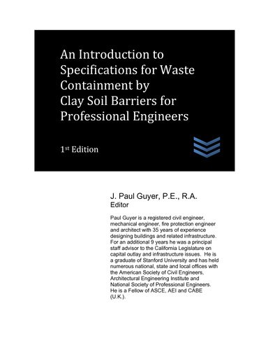 An Introduction to Specifications for Waste  Containment by  Clay Soil Barriers for Professional Engineers