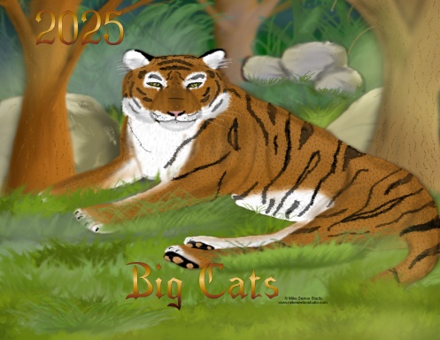 2025 Big Cats Calendar