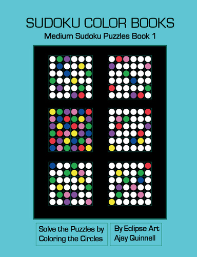 Sudoku Color Books - 6x6 Medium Level No.1