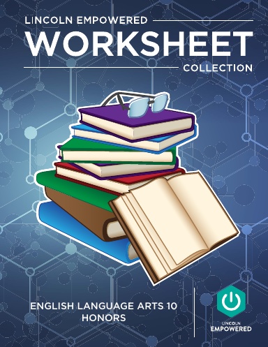 English Language Arts 10 Honors - Worksheet Collection