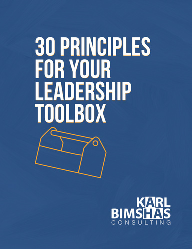 30 Principles for Your Leadership Toolbox