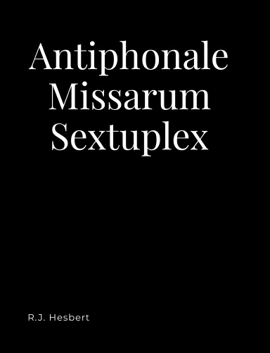Antiphonale Missarum sextuplex