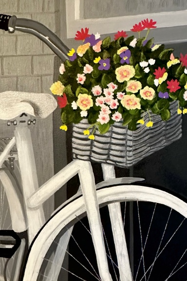 Journal - Bicycle with Flowers