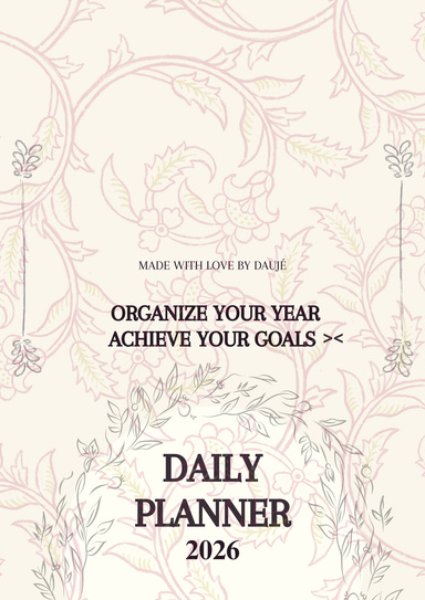 Daily planner 2026