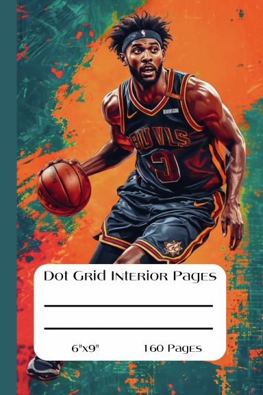 Dot Grid Interior Pages, 6"x9",160 Pages