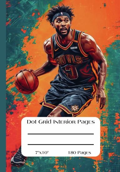 Dot Grid Interior Pages, 7"x10",180 Pages