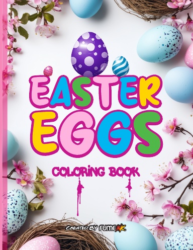 Easter Eggs Coloring Book