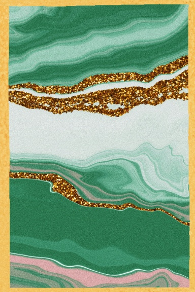 Emerald Green Marble Lined Spiral Journal