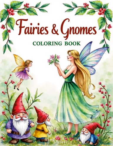 Fairies and Gnomes Coloring Book