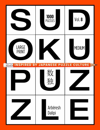 SUDOKU PUZZLE - Medium - Book 8