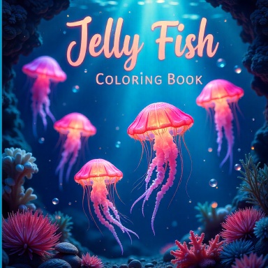 Jelly Fish Coloring Book