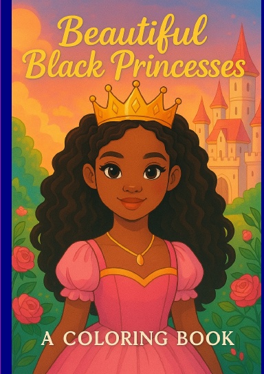 Beautiful Black Princesses: A Coloring Book
