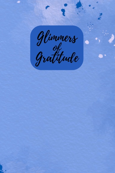 Dark Blue with Accent Gratitude Journal