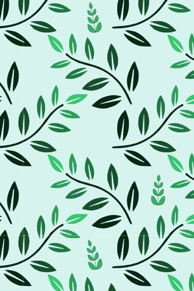Minimal Foliage Lined Journal