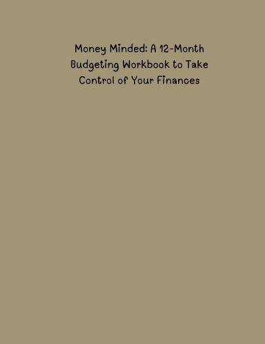 Brown Money-Minded Budget Workbook
