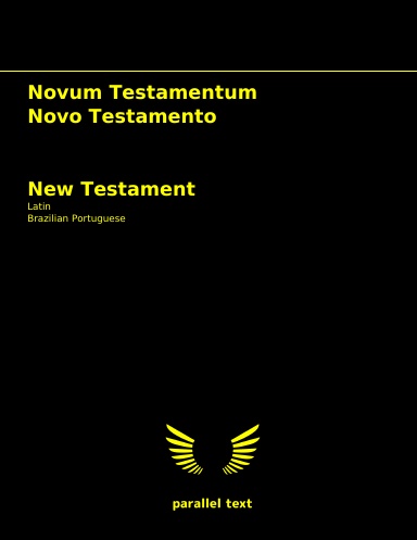 New Testament: Latin - Brazilian Portuguese parallel text