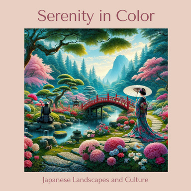 Japanese Coloring Book for Adults & Kids – Zen Gardens, Geishas, Samurais & Traditional Art