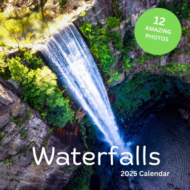 2025 Waterfalls Wall Calendar