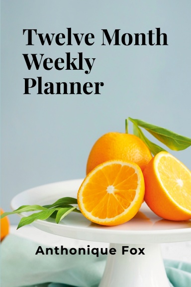 Twelve Month Weekly Planner