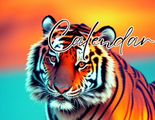 Big Cat 2025 Calendar