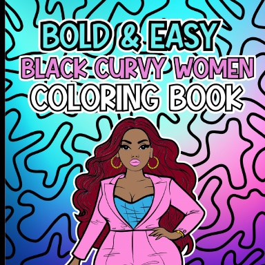 Curvy Black Women Coloring Book