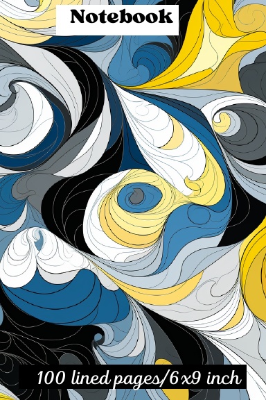 Abstraction of passion for adults/aesthetic image patterns/100 pages/6x9 inch