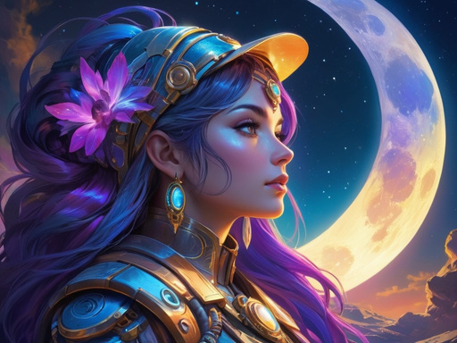 Portraits by the moon