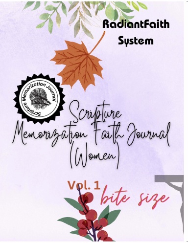Scripture Memorization Faith Journal (Women) Vol. 1 (ILLUSTRATED, COLOR) - Spiral Bound