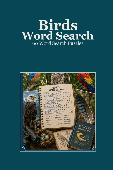 Birds Word Search 60 Word Search Puzzles