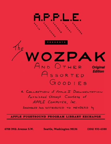 The WOZPAK Original Edition