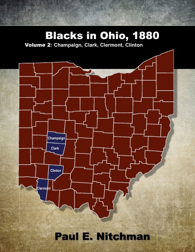 Blacks in Ohio, 1880 - Volume 2 - softcover