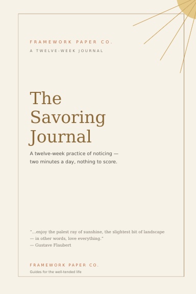 The Savoring Journal
