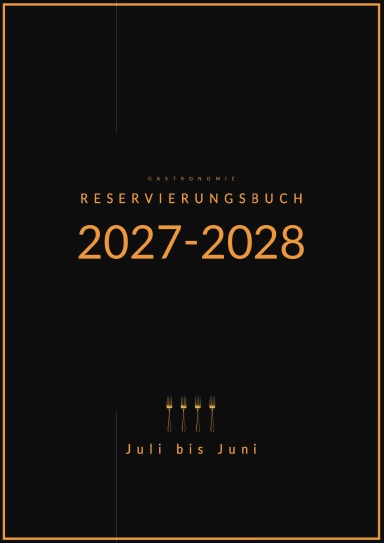 Reservierungsbuch Restaurant von Juli bis Juni