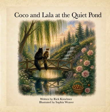 Coco And Lala At The Quiet Pond