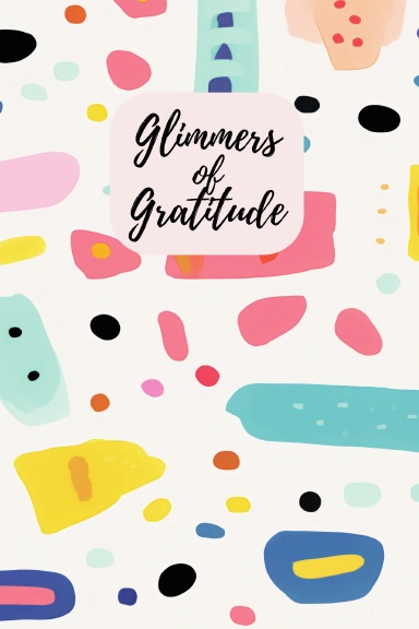 Pink Abstract Gratitude Journal | Guided Spiral Notebook for Appreciation & Reflection