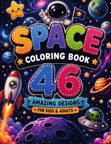 Space Colouring Book