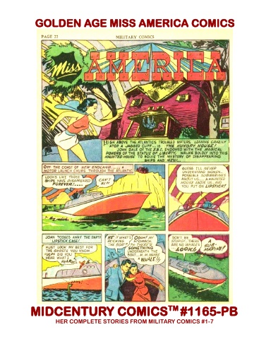 Golden Age Miss America Comics (PB)