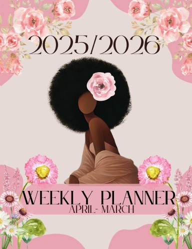 2025/2026 Weekly Planner—Faceless Art Edition